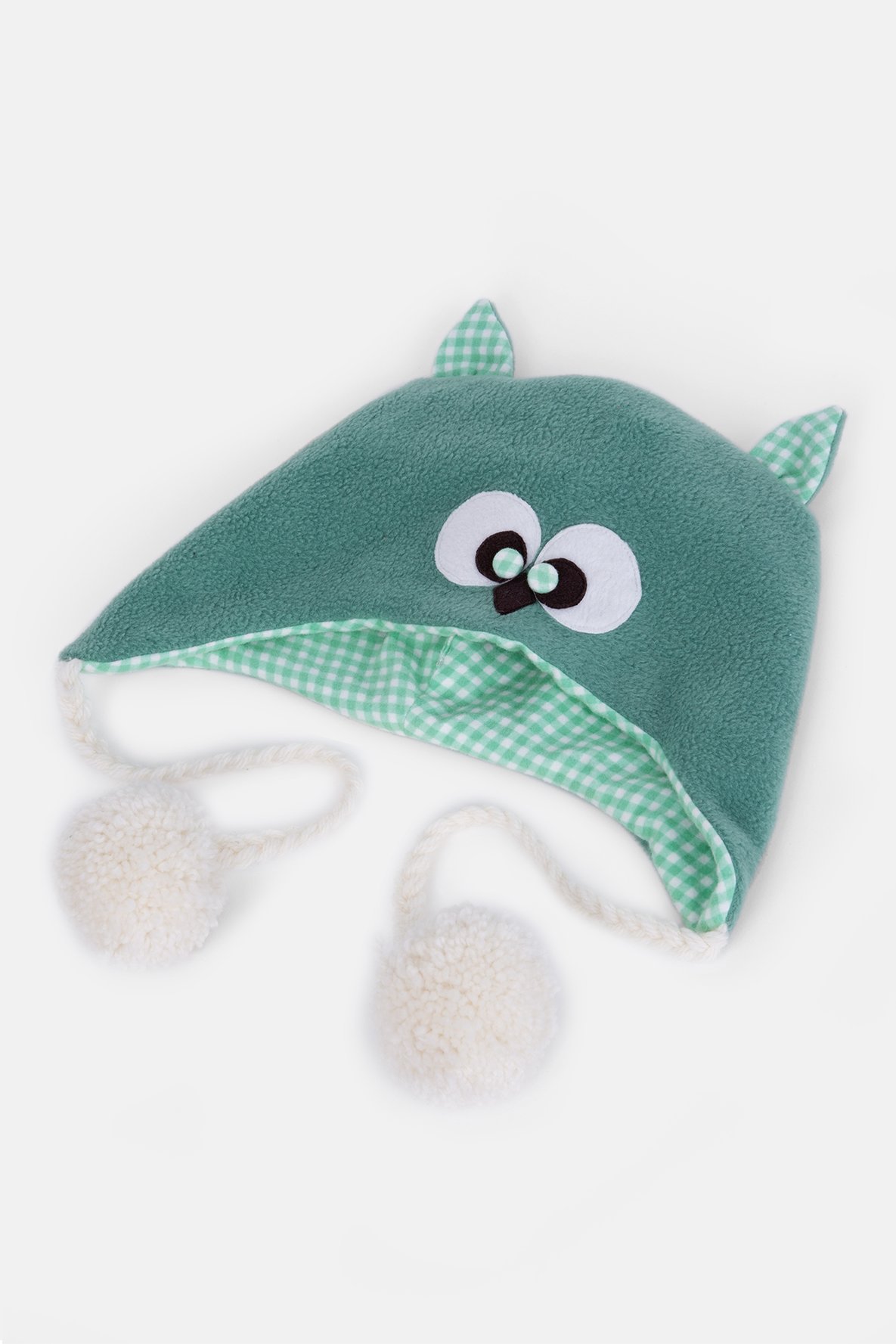 Schnittmuster Fleece-Mütze für Kinder kostenlos Eule