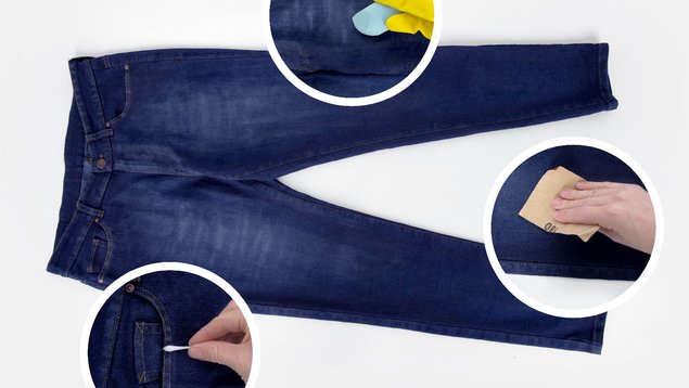 Stonewashed Jeans selbermachen Anleitung mit Tipps