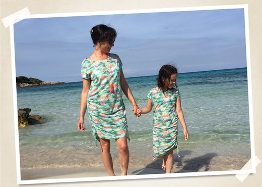 Mutter & Tochter Partnerlook Kleid nähen